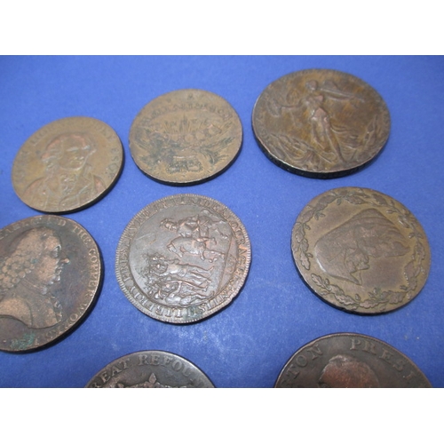 238 - 20 Trade tokens all dating from the 18th or 19th century, all circulated fine grades