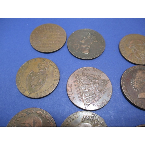 238 - 20 Trade tokens all dating from the 18th or 19th century, all circulated fine grades