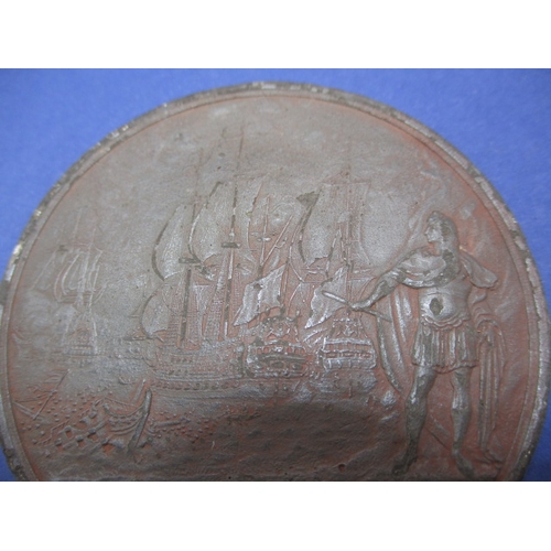 247 - Battle of Lowestoft, 1665 silver medal, This medal was struck as a Naval Reward after nineteen Dutch... 