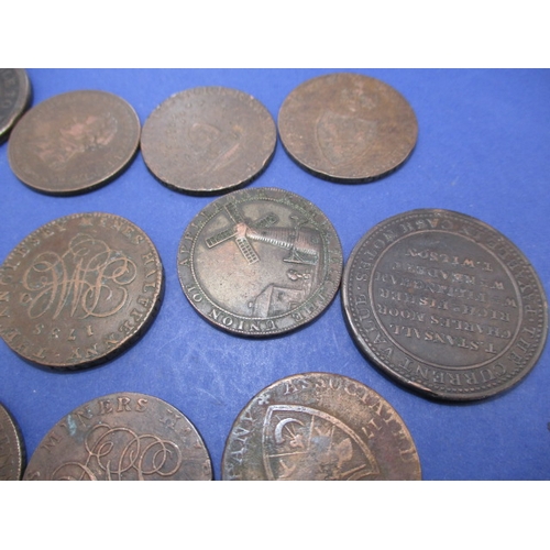 240 - 20 Trade tokens all dating from the 18th or 19th century, to include Anglesey mining examples, all c... 