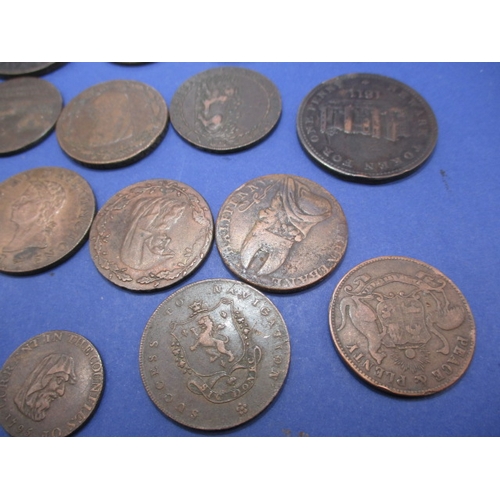 240 - 20 Trade tokens all dating from the 18th or 19th century, to include Anglesey mining examples, all c... 