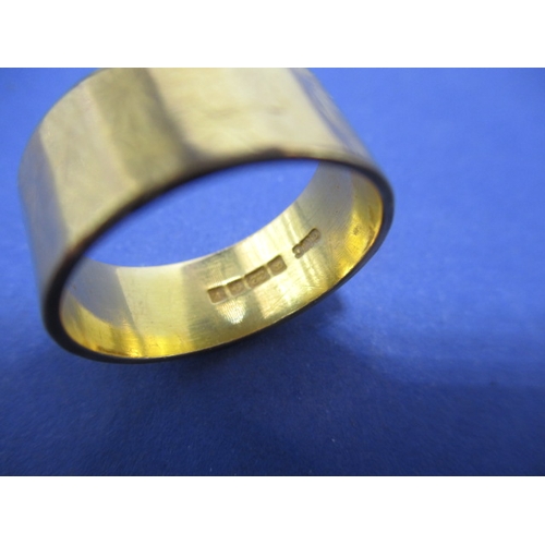 49 - A vintage 22ct yellow gold wedding band, approx. ring size ’O’, approx. width 7.5mm, approx. weight ... 