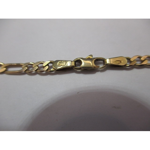 96 - A 9ct yellow gold necklace chain, approx. linear length 51cm, approx. weight 6.9g, in useable pre-ow... 