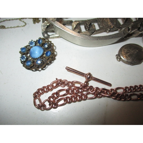 166 - A parcel of costume jewellery to include some silver items, all in used condition