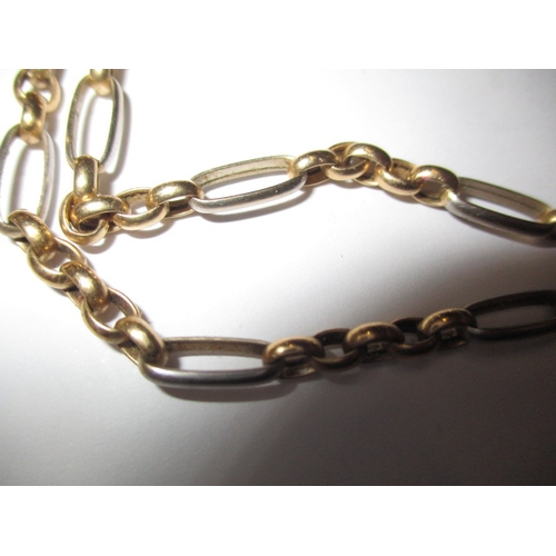 102 - A vintage 585 gold chain, approx. linear length 58cm, approx. weight 12.9g in useable pre-owned cond... 