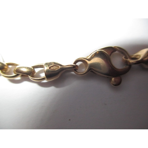 102 - A vintage 585 gold chain, approx. linear length 58cm, approx. weight 12.9g in useable pre-owned cond... 