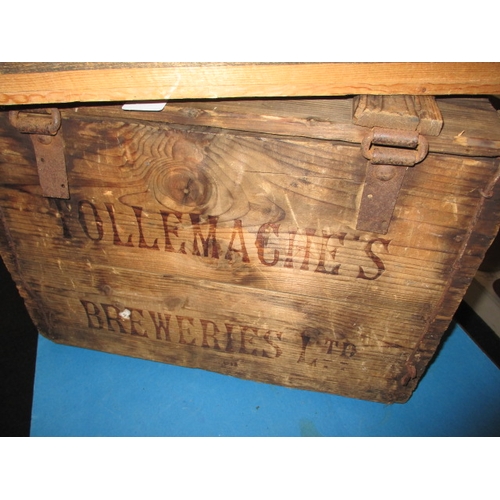 293 - Two vintage packing crates with original signage, one for CWS Lard the other Tollemache Brewery, bot... 