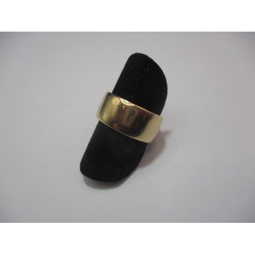 53 - A vintage 9ct yellow gold wedding band, approx. ring size ‘L’, approx. width 8mm, approx. weight 4.4... 