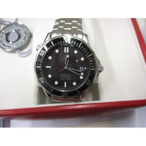 131 - A 2010 Omega Seamaster Professional chronometer 84968328, with box, purchase receipt and paperwork ,... 