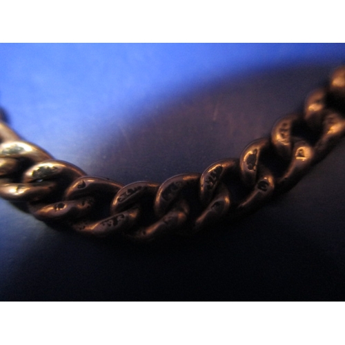 110 - A vintage 9ct gold Albert chain, approx. linear length 39cm, approx. weight 23.4g