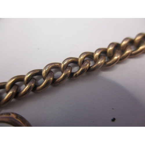 110 - A vintage 9ct gold Albert chain, approx. linear length 39cm, approx. weight 23.4g