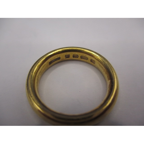 57 - A vintage 22ct yellow gold wedding band, approx. ring size ‘J’, approx. width 4mm, approx. weight 7.... 