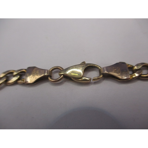 114 - A vintage 9ct gold necklace, approx. linear length 46cm, approx. weight 7.8g, in useable pre-owned c... 