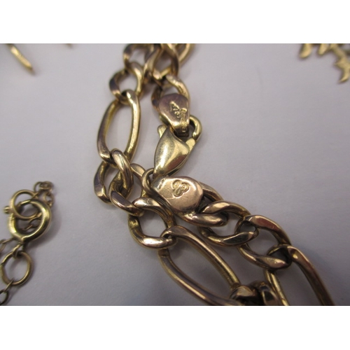 115 - A parcel of gold and yellow metal jewellery items, all in used condition, approx. gross parcel weigh... 