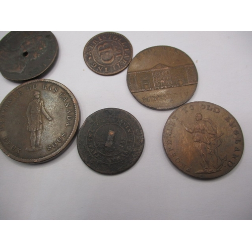 241 - A parcel of Trade and bank tokens, to include Canadian examples, all in circulated condition