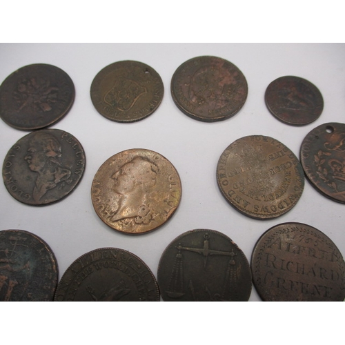 241 - A parcel of Trade and bank tokens, to include Canadian examples, all in circulated condition