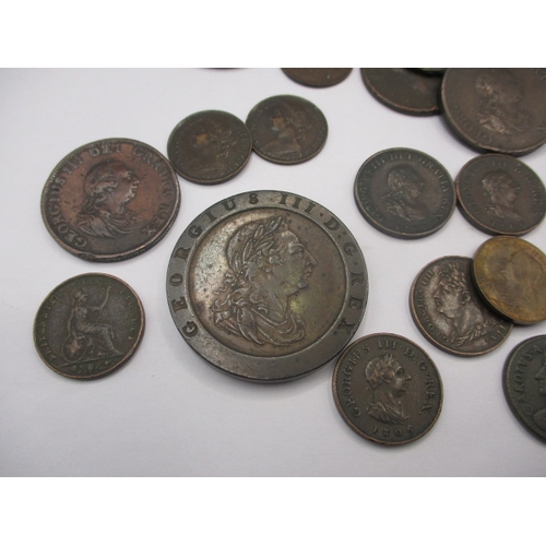 242 - A parcel of Georgian and later copper and bronze coins, all circulated with some very fine grades