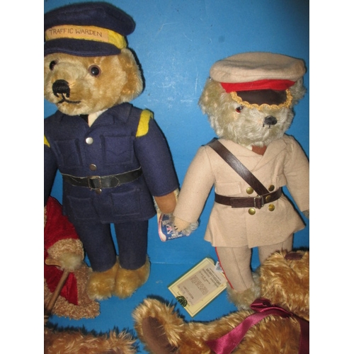 4 - A quantity of vintage plush bears, to include collectors examples by MerryThought, all in pre-owned ... 