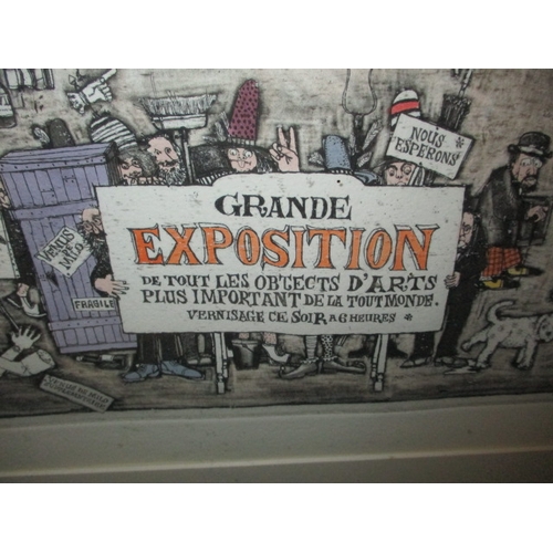 9 - Graham Clarke (B1941 British) Grande Exposition, limited edition print 319/400, signed to mount, in ... 