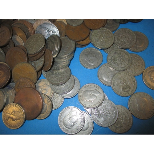 28 - A large parcel of vintage world coins, mainly pre-decimal, all in circulated condition, approx. gros... 