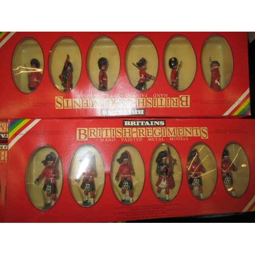 32 - A quantity of Britains die-cast military figures, all in original boxes, some limited editions