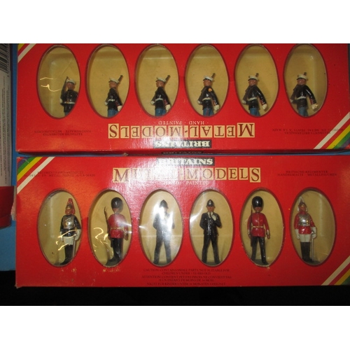 32 - A quantity of Britains die-cast military figures, all in original boxes, some limited editions