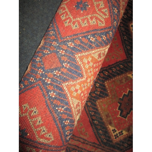 40 - A vintage Beshir Afghan wool rug approx. size 230x160cm, in useable pre-owned condition