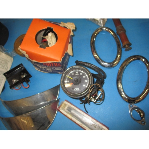 100 - A small parcel of engineering tools and automotive parts, all in used condition