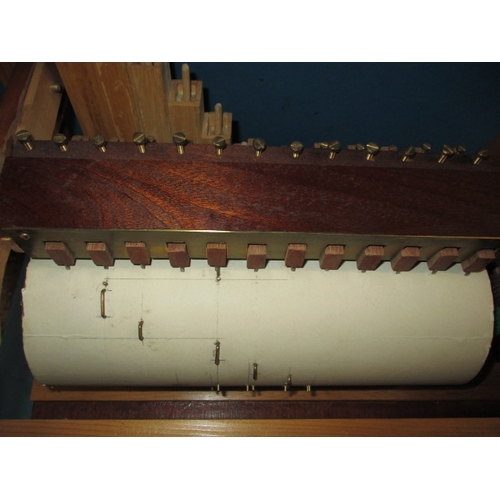 101 - A scratch build barrel organ, a part finished project in need of completion, approx. size w37cm d 26... 