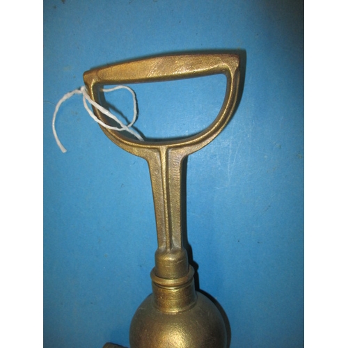 103 - A vintage brass stand pipe pump, approx. length 68cm, pre-owned with use-related marks