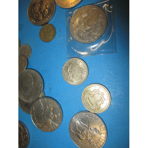 115 - A parcel of Georgian and later coins, to include some un-circulated examples