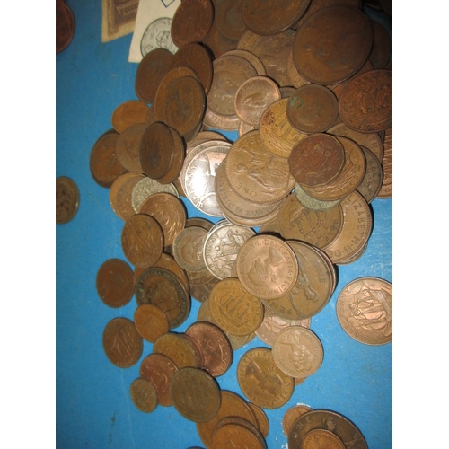 115 - A parcel of Georgian and later coins, to include some un-circulated examples