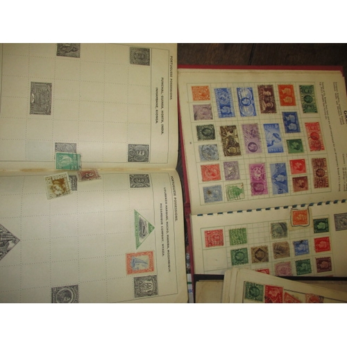 117 - A vintage collection of world stamps, to include part sheets and first day covers