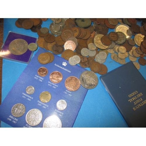 122 - A parcel of Victorian and later coins, to include some un-circulated examples