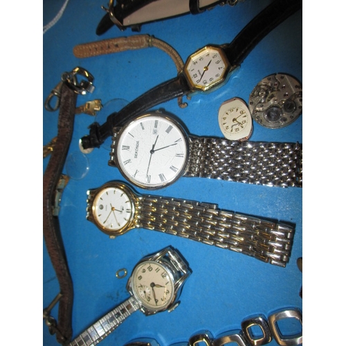 123 - A parcel of watches and other collectable items, none tested as to function