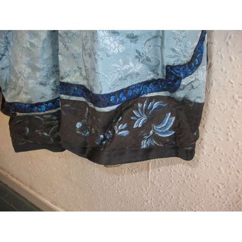 183 - A vintage Oriental silk jacket, in well used condition which would benefit from renovation