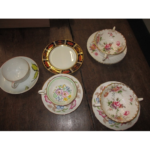 186 - A collection of vintage cabinet ceramics, to include numerous trio’s, all in used condition with no ... 