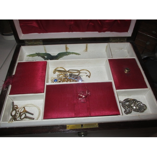 226 - A quantity of miscellanea to include a jewellery box and work box. All in pre-owned condition