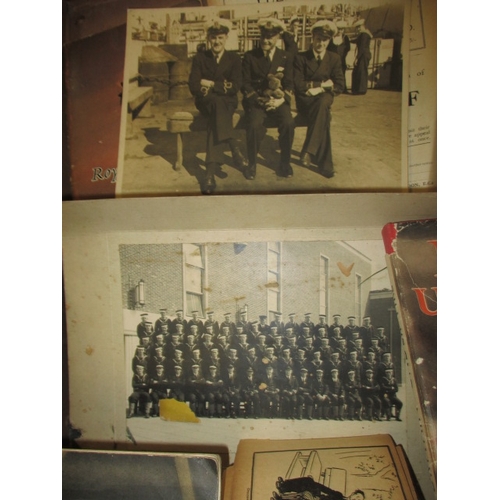 247 - A parcel of military related ephemera, all in well used condition