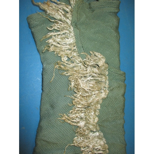 266 - A silk scarf made from a WWII German paramine parachute dropped on Goggeshall Essex on 16th November... 