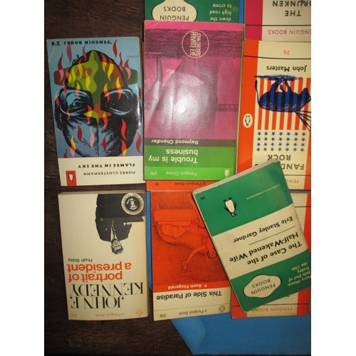 279 - A parcel of vintage Penguin books, all with pre-decimal prices, all in used condition