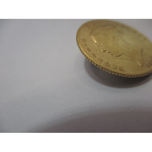 198 - A Victorian gold half sovereign dated 1841, a circulated coin with fine definition of features