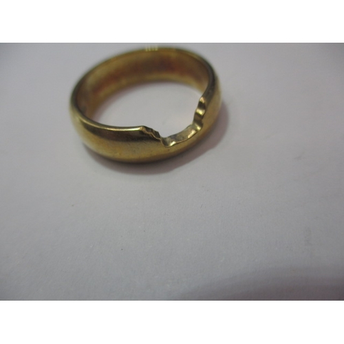 29 - A 9ct yellow gold wedding band, approx. ring size ‘P’, approx. width 5.95mm, approx. weight 5.5g, in... 
