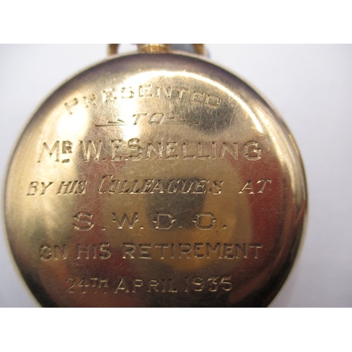 141 - Two vintage 9ct gold cased pocket watches, both very clean but neither tested as to function, approx... 