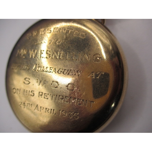 141 - Two vintage 9ct gold cased pocket watches, both very clean but neither tested as to function, approx... 