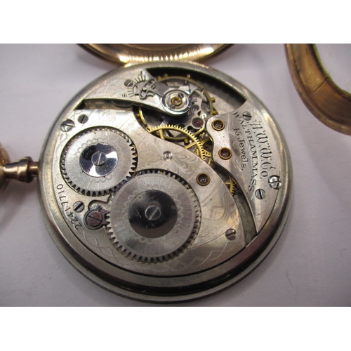 141 - Two vintage 9ct gold cased pocket watches, both very clean but neither tested as to function, approx... 