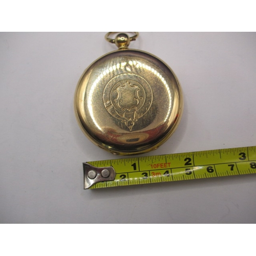 142 - An antique 18ct gold cased pocket watch, hallmarked Chester 1874, approx gross weight 123g, pre-owne... 