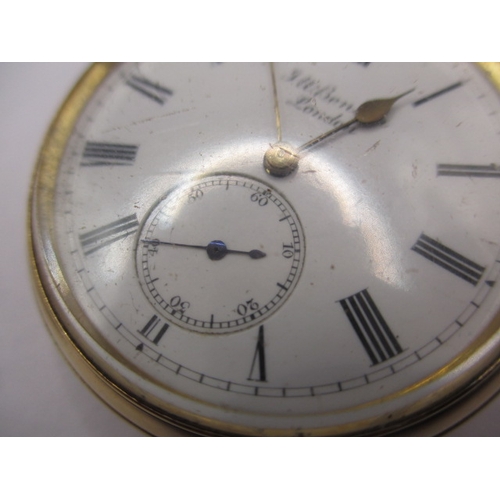 143 - Two Victorian 18ct gold cased pocket watches, approx gross parcel weight 113g, neither tested as to ... 