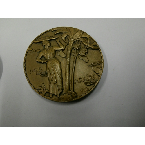 274 - Four antique and later French award medallions, to include 1878 Paris Exhibition, all in good condit... 