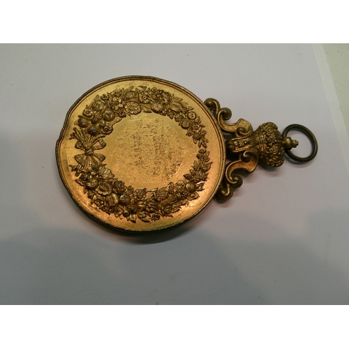 275 - Four antique and later Belgian bronze medallion awards, to include the 1910 Exposition, all in used ... 